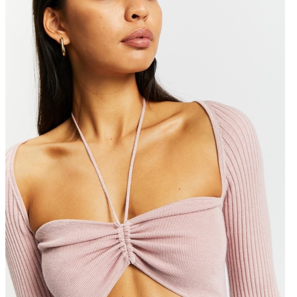 Jonathan Simkhai Alexia Compact Long-Sleeve Top - Picture 6 of 14